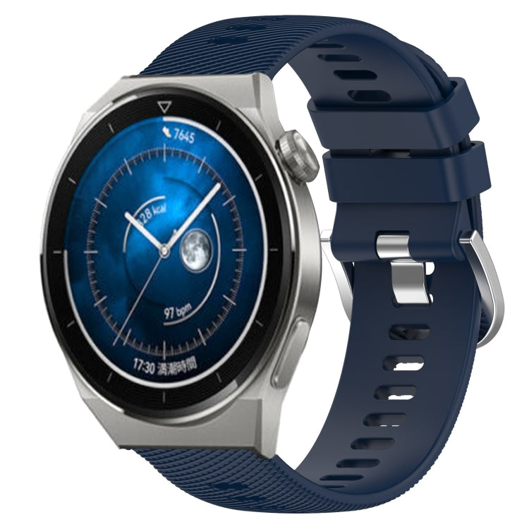 Cinturino in silicone morbido tinta unita da 22 mm, For Huawei Watch GT3 Pro 46mm, For Huawei Watch GT3 46mm