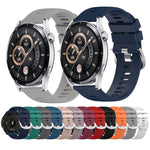 Cinturino in silicone morbido tinta unita da 22 mm, For Huawei Watch GT3 Pro 46mm, For Huawei Watch GT3 46mm