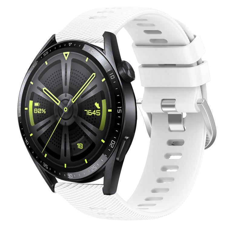 Cinturino in silicone morbido tinta unita da 22 mm, For Huawei Watch GT3 Pro 46mm, For Huawei Watch GT3 46mm