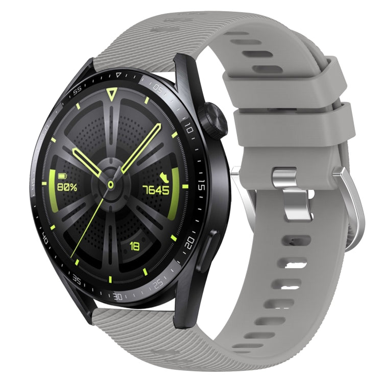 Cinturino in silicone morbido tinta unita da 22 mm, For Huawei Watch GT3 Pro 46mm, For Huawei Watch GT3 46mm