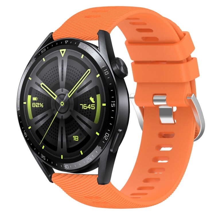 Cinturino in silicone morbido tinta unita da 22 mm, For Huawei Watch GT3 Pro 46mm, For Huawei Watch GT3 46mm