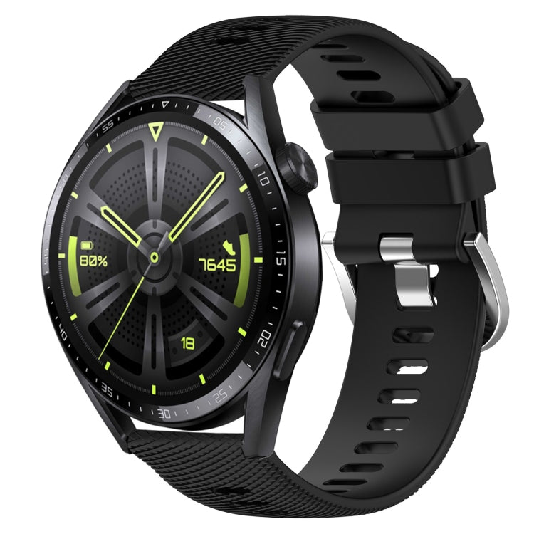Cinturino in silicone morbido tinta unita da 22 mm, For Huawei Watch GT3 Pro 46mm, For Huawei Watch GT3 46mm