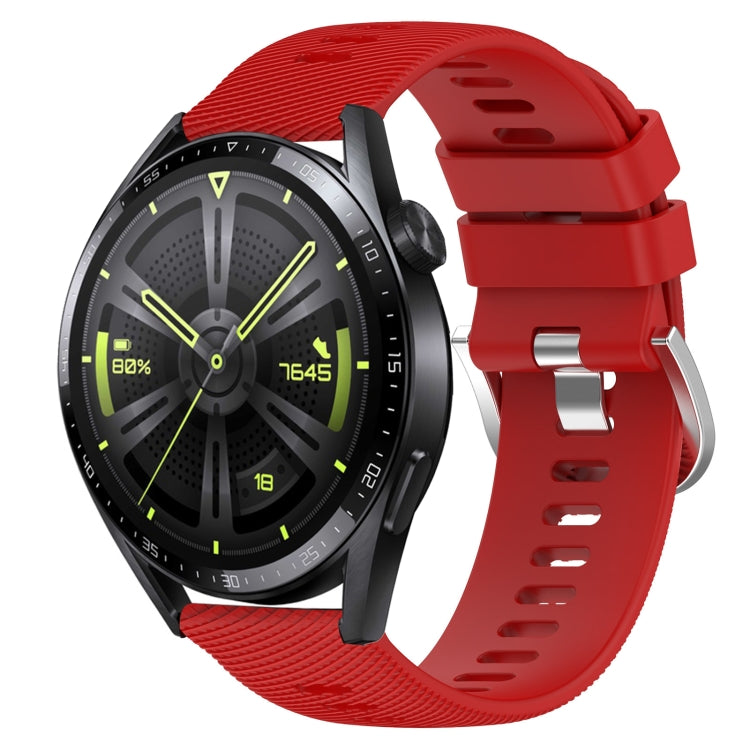 Cinturino in silicone morbido tinta unita da 22 mm, For Huawei Watch GT3 Pro 46mm, For Huawei Watch GT3 46mm