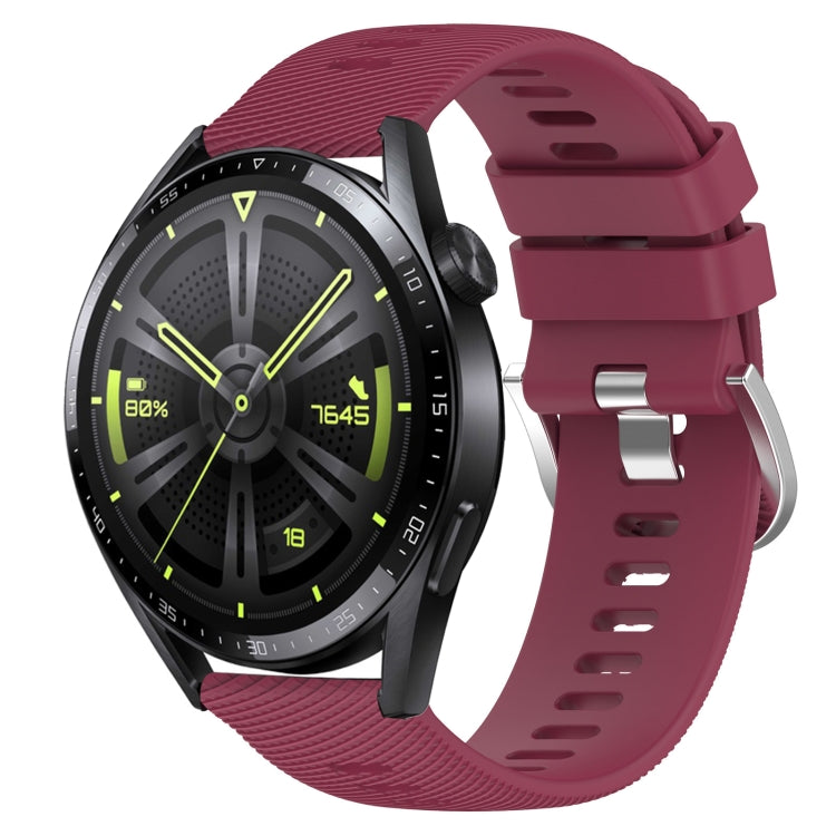Cinturino in silicone morbido tinta unita da 22 mm, For Huawei Watch GT3 Pro 46mm, For Huawei Watch GT3 46mm