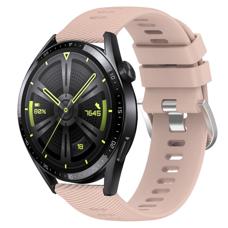 Cinturino in silicone morbido tinta unita da 22 mm, For Huawei Watch GT3 Pro 46mm, For Huawei Watch GT3 46mm