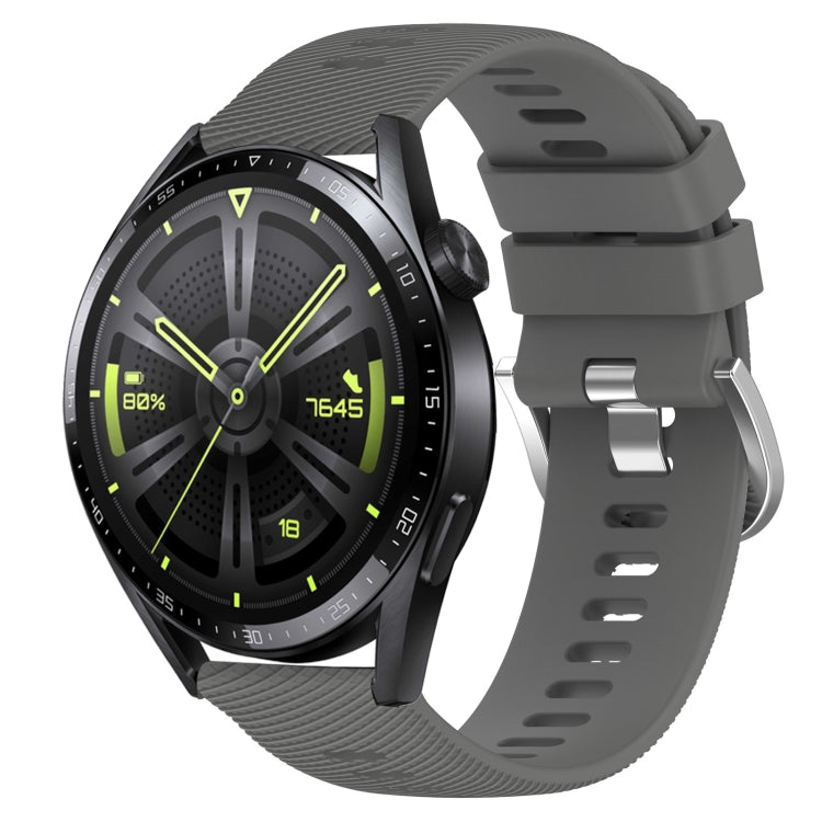 Cinturino in silicone morbido tinta unita da 22 mm, For Huawei Watch GT3 Pro 46mm, For Huawei Watch GT3 46mm