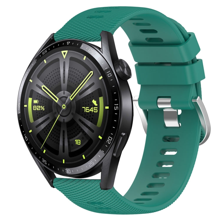 Cinturino in silicone morbido tinta unita da 22 mm, For Huawei Watch GT3 Pro 46mm, For Huawei Watch GT3 46mm