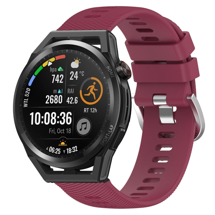 Cinturino in silicone morbido tinta unita da 22 mm, For Huawei Watch GT Runner, For Huawei Watch 3