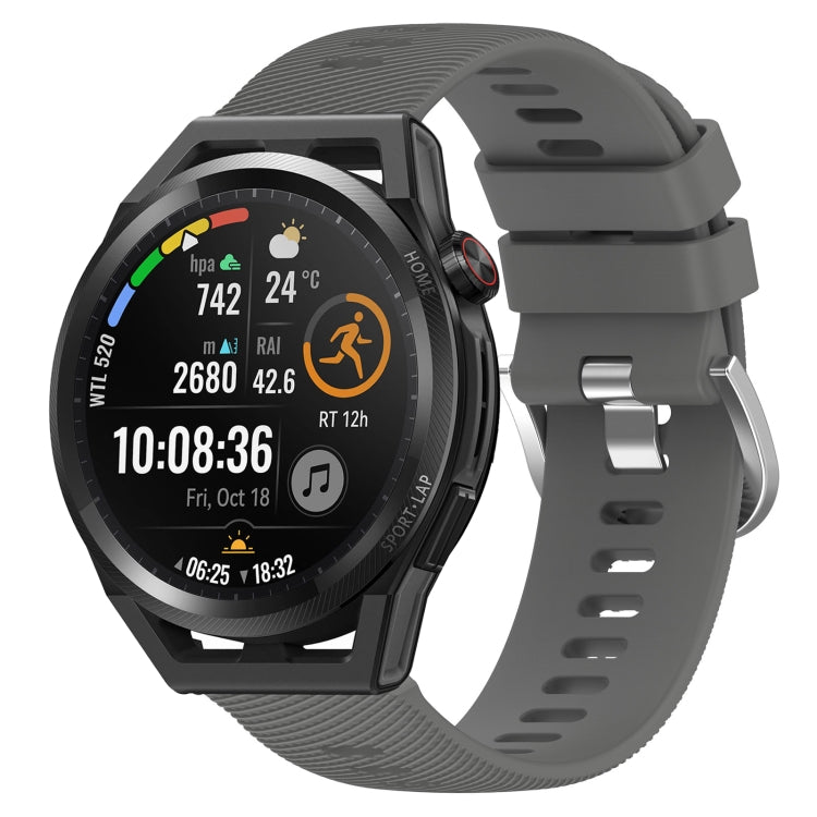 Cinturino in silicone morbido tinta unita da 22 mm, For Huawei Watch GT Runner, For Huawei Watch 3