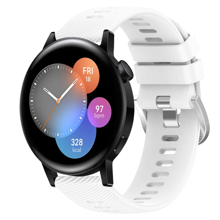 Cinturino in silicone morbido tinta unita da 22 mm, For Huawei Watch GT Runner, For Huawei Watch 3