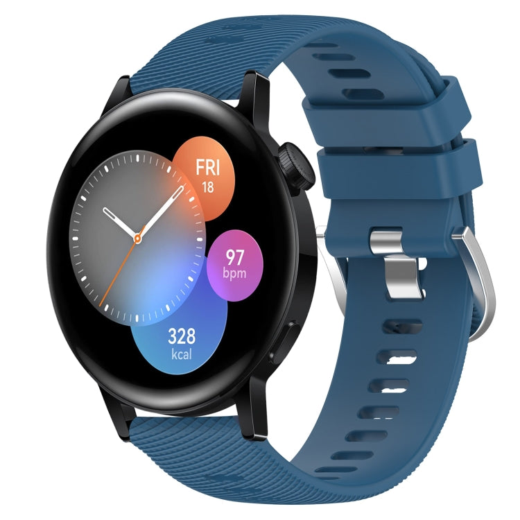 Cinturino in silicone morbido tinta unita da 22 mm, For Huawei Watch GT Runner, For Huawei Watch 3