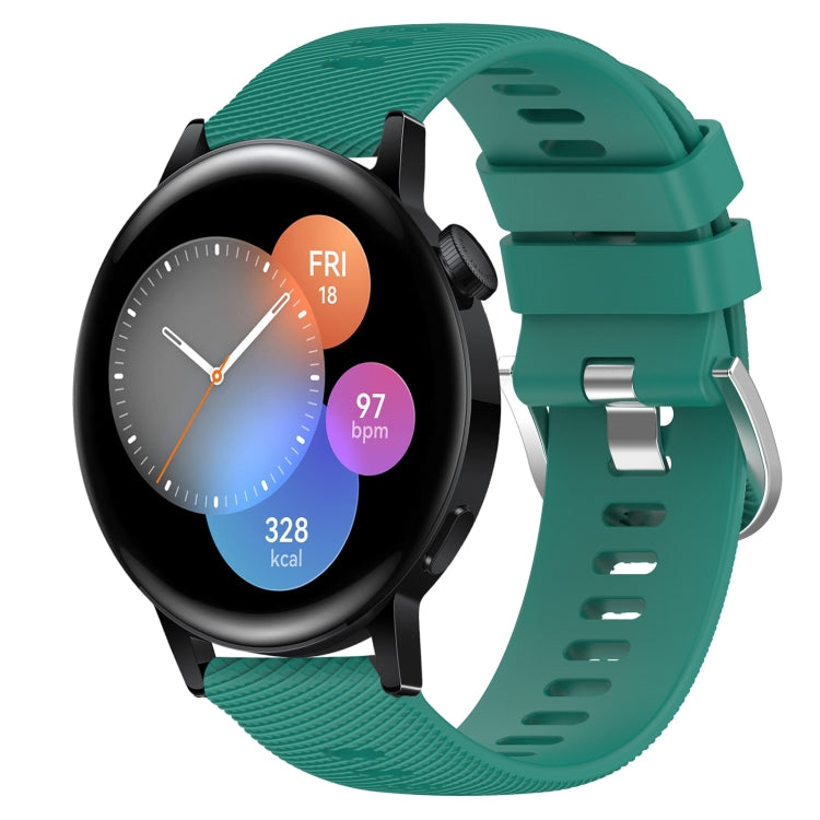 Cinturino in silicone morbido tinta unita da 22 mm, For Huawei Watch GT Runner, For Huawei Watch 3