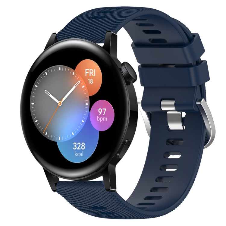 Cinturino in silicone morbido tinta unita da 22 mm, For Huawei Watch GT Runner, For Huawei Watch 3