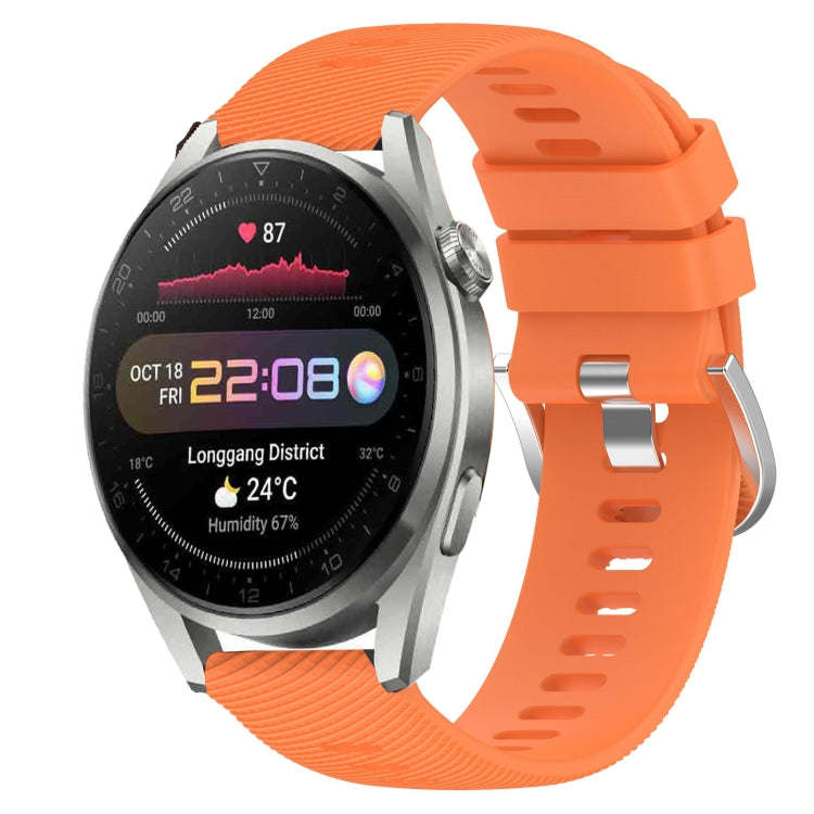 Cinturino in silicone morbido tinta unita da 22 mm, For Huawei Watch 3 Pro, For Huawei GT2 Pro
