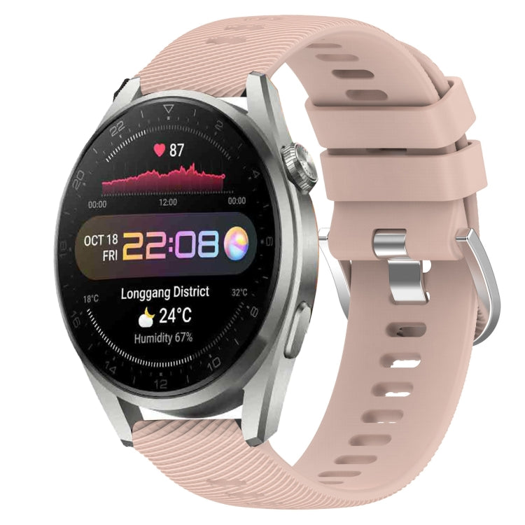 Cinturino in silicone morbido tinta unita da 22 mm, For Huawei Watch 3 Pro, For Huawei GT2 Pro
