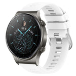 Cinturino in silicone morbido tinta unita da 22 mm, For Huawei Watch 3 Pro, For Huawei GT2 Pro