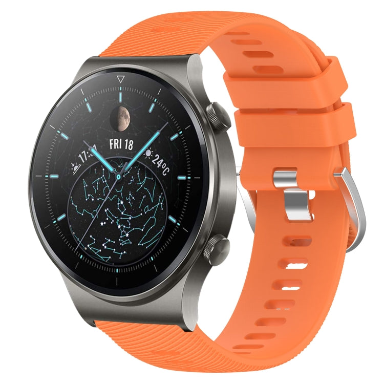 Cinturino in silicone morbido tinta unita da 22 mm, For Huawei Watch 3 Pro, For Huawei GT2 Pro