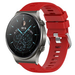 Cinturino in silicone morbido tinta unita da 22 mm, For Huawei Watch 3 Pro, For Huawei GT2 Pro