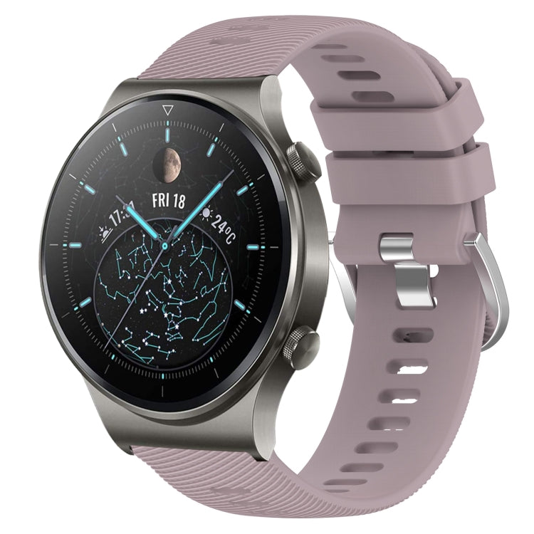 Cinturino in silicone morbido tinta unita da 22 mm, For Huawei Watch 3 Pro, For Huawei GT2 Pro