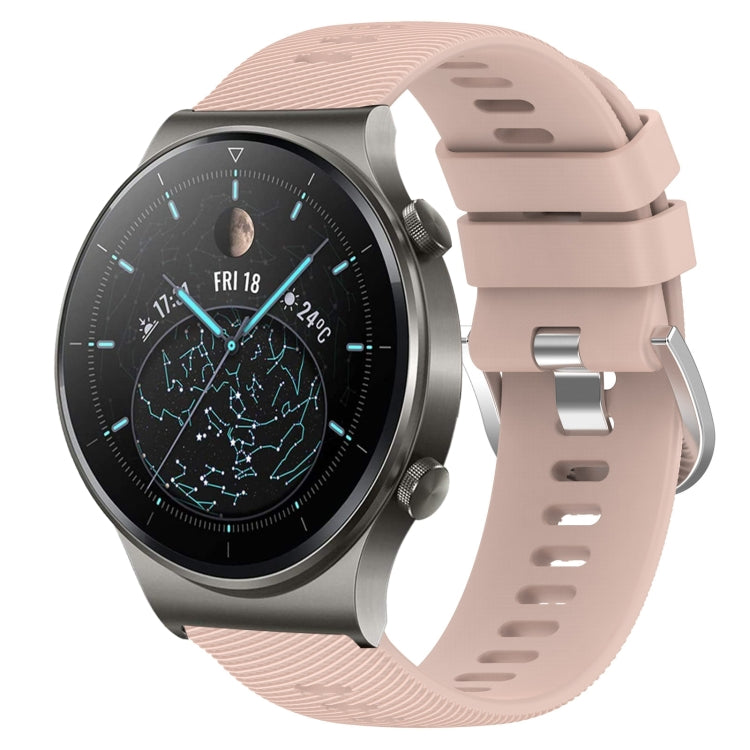 Cinturino in silicone morbido tinta unita da 22 mm, For Huawei Watch 3 Pro, For Huawei GT2 Pro