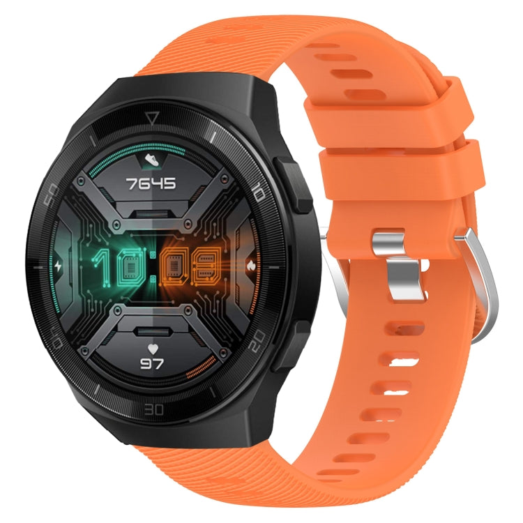 Cinturino in silicone morbido tinta unita da 22 mm, For Huawei Watch GT 2E, For Huawei GT2 46mm