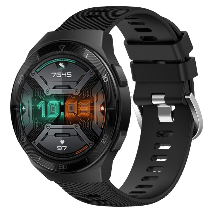 Cinturino in silicone morbido tinta unita da 22 mm, For Huawei Watch GT 2E, For Huawei GT2 46mm
