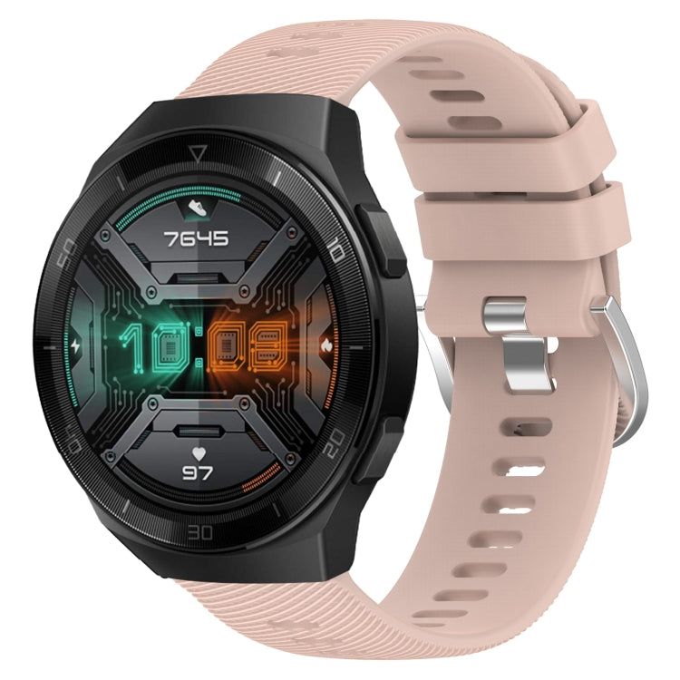Cinturino in silicone morbido tinta unita da 22 mm, For Huawei Watch GT 2E, For Huawei GT2 46mm