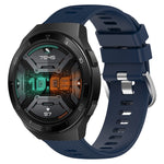 Cinturino in silicone morbido tinta unita da 22 mm, For Huawei Watch GT 2E, For Huawei GT2 46mm