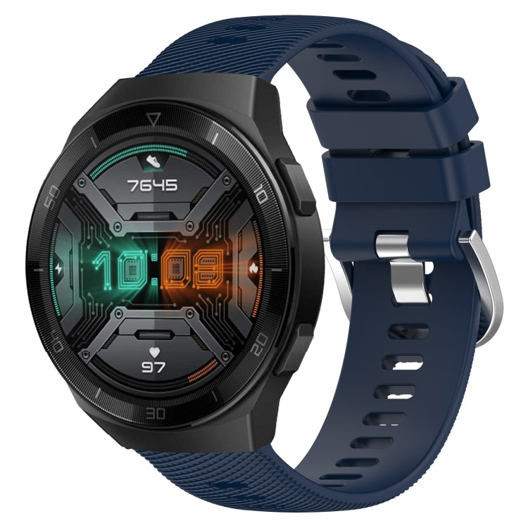 Cinturino in silicone morbido tinta unita da 22 mm, For Huawei Watch GT 2E, For Huawei GT2 46mm