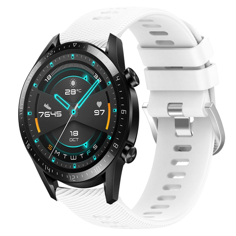 Cinturino in silicone morbido tinta unita da 22 mm, For Huawei Watch GT 2E, For Huawei GT2 46mm