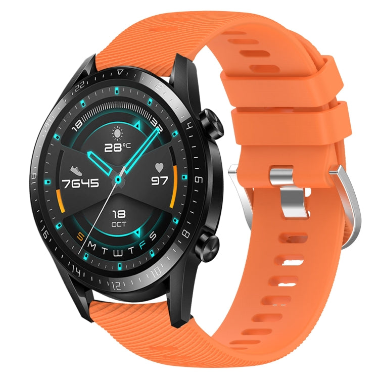 Cinturino in silicone morbido tinta unita da 22 mm, For Huawei Watch GT 2E, For Huawei GT2 46mm