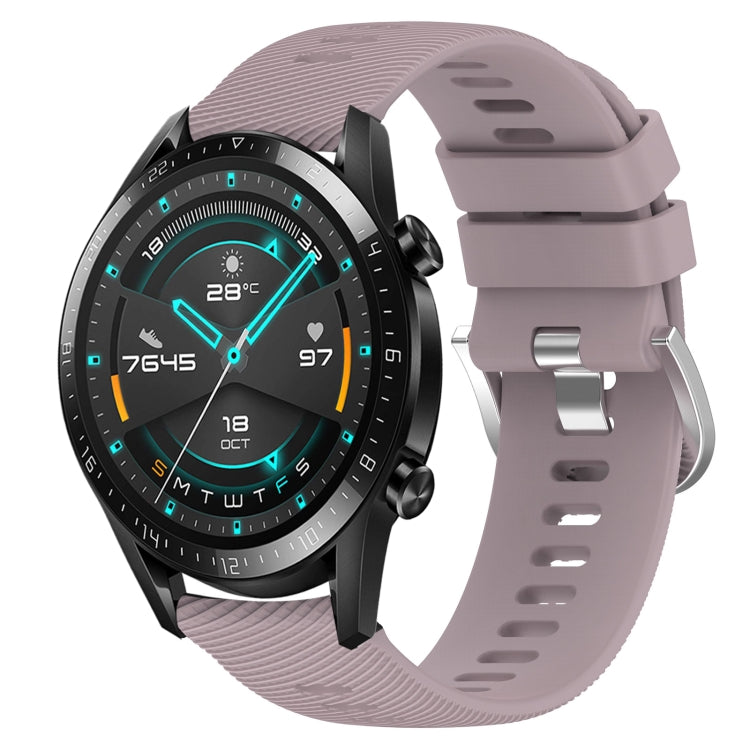Cinturino in silicone morbido tinta unita da 22 mm, For Huawei Watch GT 2E, For Huawei GT2 46mm