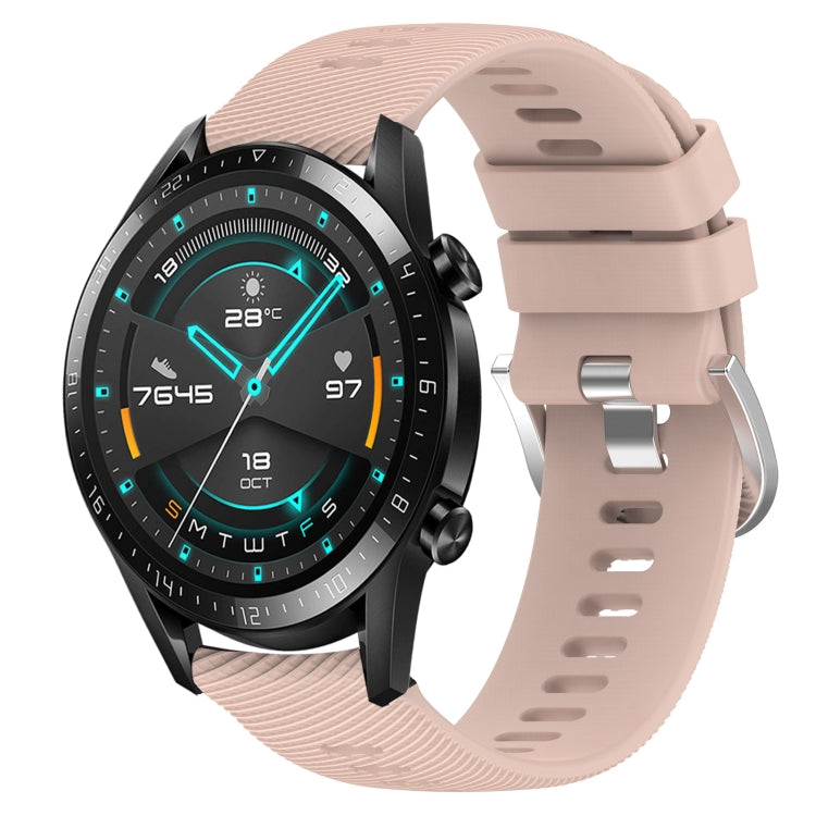 Cinturino in silicone morbido tinta unita da 22 mm, For Huawei Watch GT 2E, For Huawei GT2 46mm