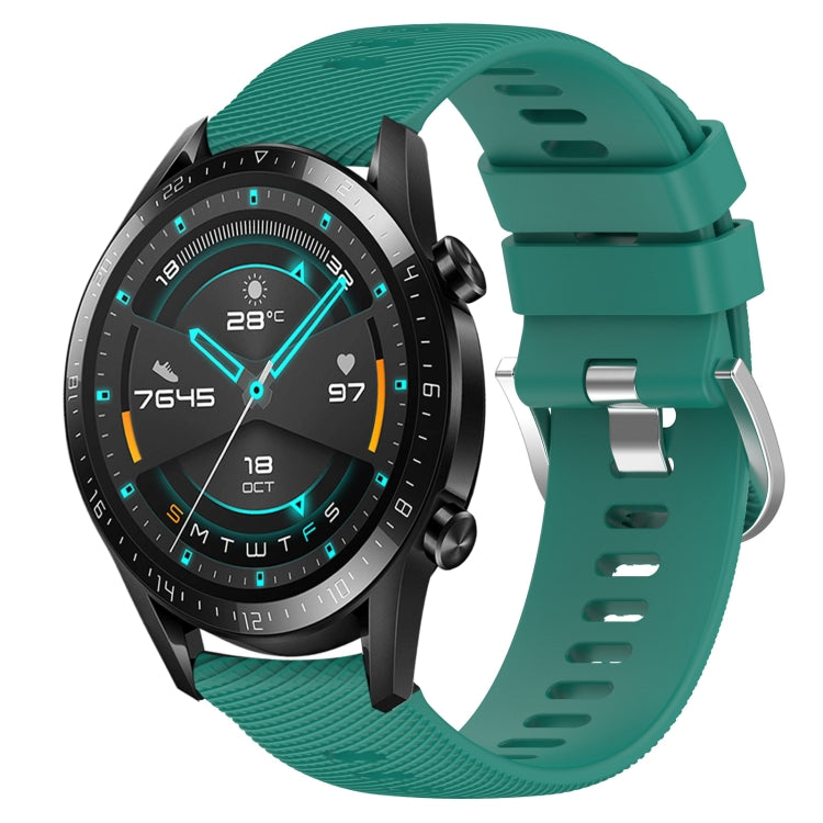 Cinturino in silicone morbido tinta unita da 22 mm, For Huawei Watch GT 2E, For Huawei GT2 46mm