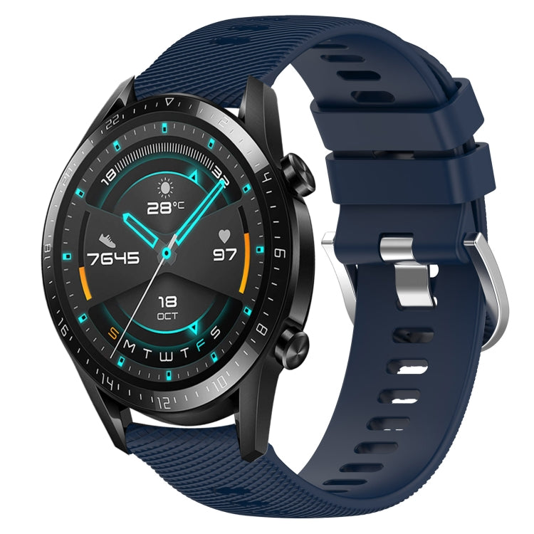 Cinturino in silicone morbido tinta unita da 22 mm, For Huawei Watch GT 2E, For Huawei GT2 46mm