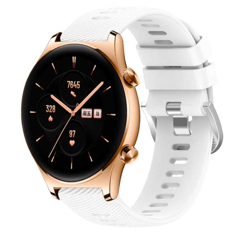Cinturino in silicone morbido tinta unita da 22 mm, For Honor Watch GS 3, For Honor Watch GS Pro