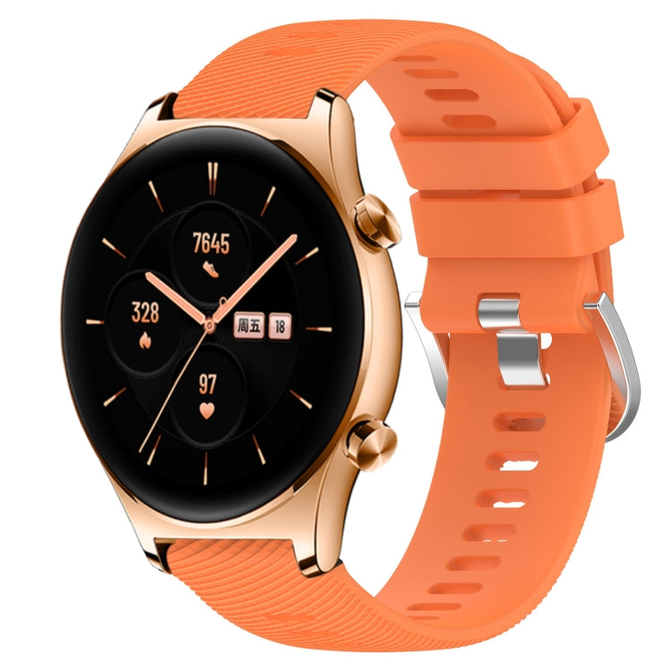 Cinturino in silicone morbido tinta unita da 22 mm, For Honor Watch GS 3, For Honor Watch GS Pro