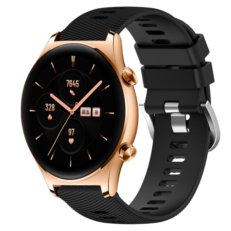 Cinturino in silicone morbido tinta unita da 22 mm, For Honor Watch GS 3, For Honor Watch GS Pro