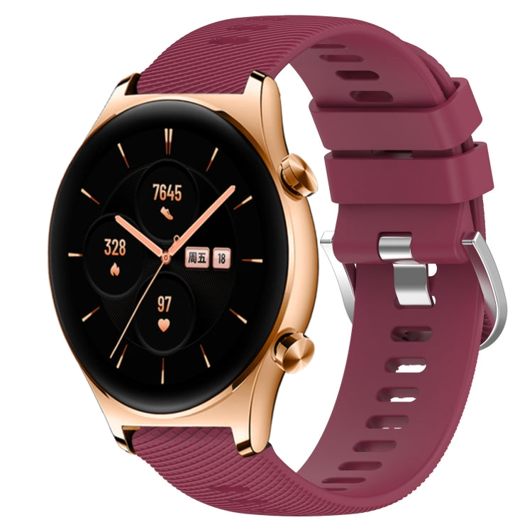 Cinturino in silicone morbido tinta unita da 22 mm, For Honor Watch GS 3, For Honor Watch GS Pro