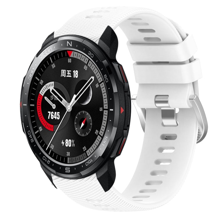 Cinturino in silicone morbido tinta unita da 22 mm, For Honor Watch GS 3, For Honor Watch GS Pro