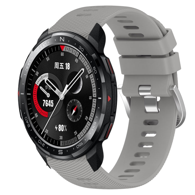 Cinturino in silicone morbido tinta unita da 22 mm, For Honor Watch GS 3, For Honor Watch GS Pro