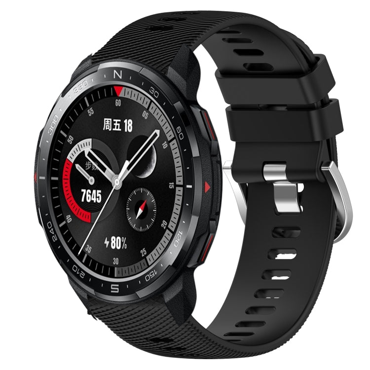 Cinturino in silicone morbido tinta unita da 22 mm, For Honor Watch GS 3, For Honor Watch GS Pro