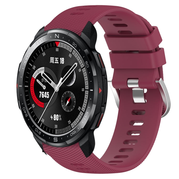 Cinturino in silicone morbido tinta unita da 22 mm, For Honor Watch GS 3, For Honor Watch GS Pro