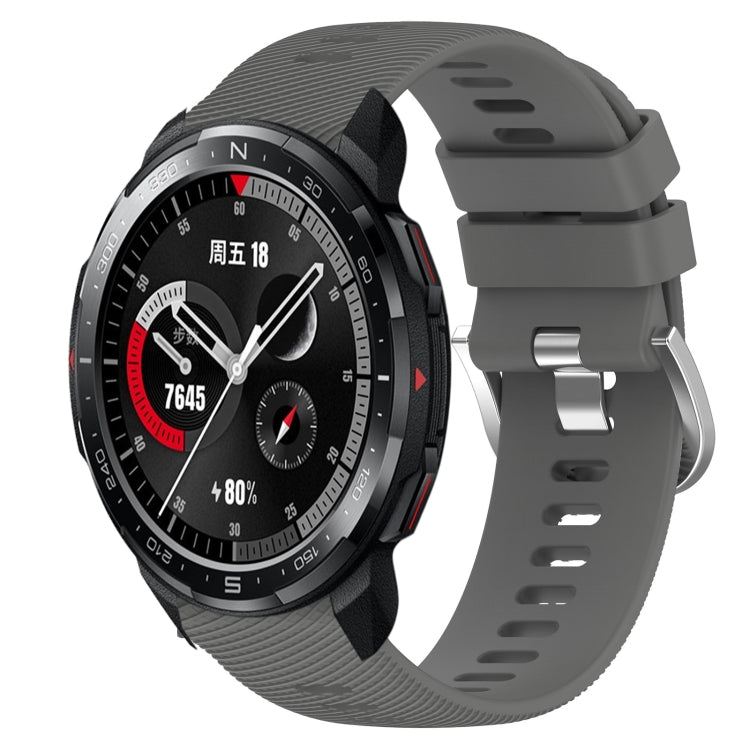 Cinturino in silicone morbido tinta unita da 22 mm, For Honor Watch GS 3, For Honor Watch GS Pro