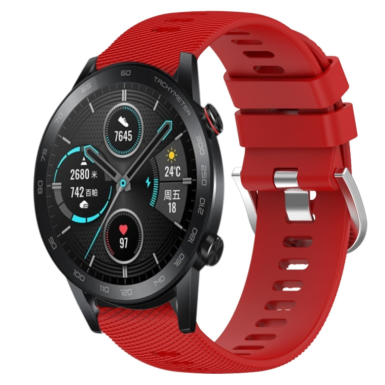 Cinturino in silicone morbido tinta unita da 22 mm, For Honor Magic Watch 2 46mm, For Honor Watch Dream