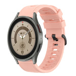 Cinturino in silicone morbido tinta unita da 20 mm, For Samsung Galaxy Watch 5 Pro 45mm, For Samsung Galaxy Watch 4 44mm