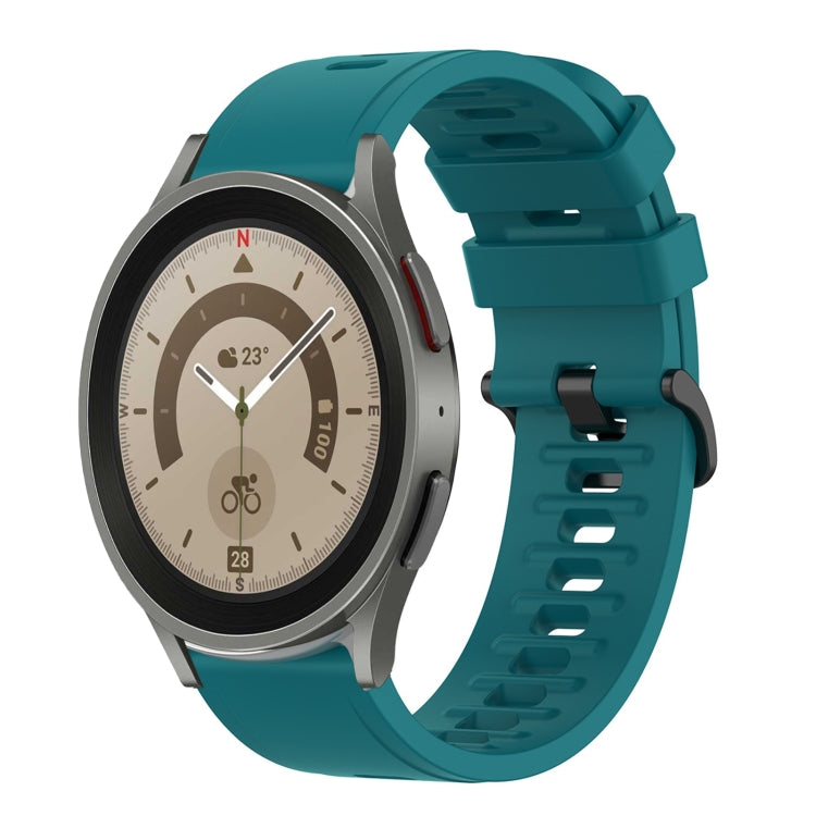 Cinturino in silicone morbido tinta unita da 20 mm, For Samsung Galaxy Watch 5 Pro 45mm, For Samsung Galaxy Watch 4 44mm