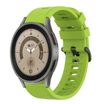 Cinturino in silicone morbido tinta unita da 20 mm, For Samsung Galaxy Watch 5 Pro 45mm, For Samsung Galaxy Watch 4 44mm