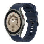 Cinturino in silicone morbido tinta unita da 20 mm, For Samsung Galaxy Watch 5 Pro 45mm, For Samsung Galaxy Watch 4 44mm