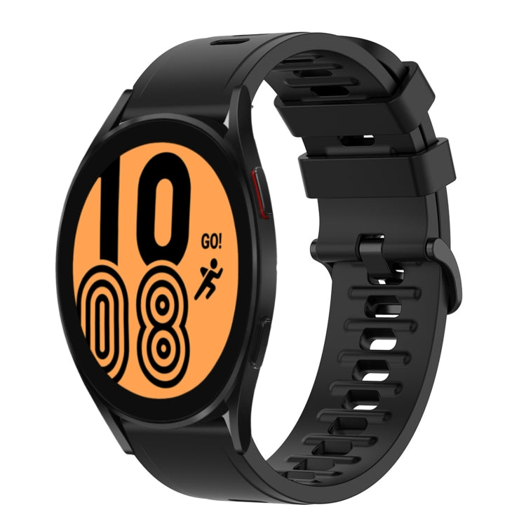 Cinturino in silicone morbido tinta unita da 20 mm, For Samsung Galaxy Watch 5 Pro 45mm, For Samsung Galaxy Watch 4 44mm